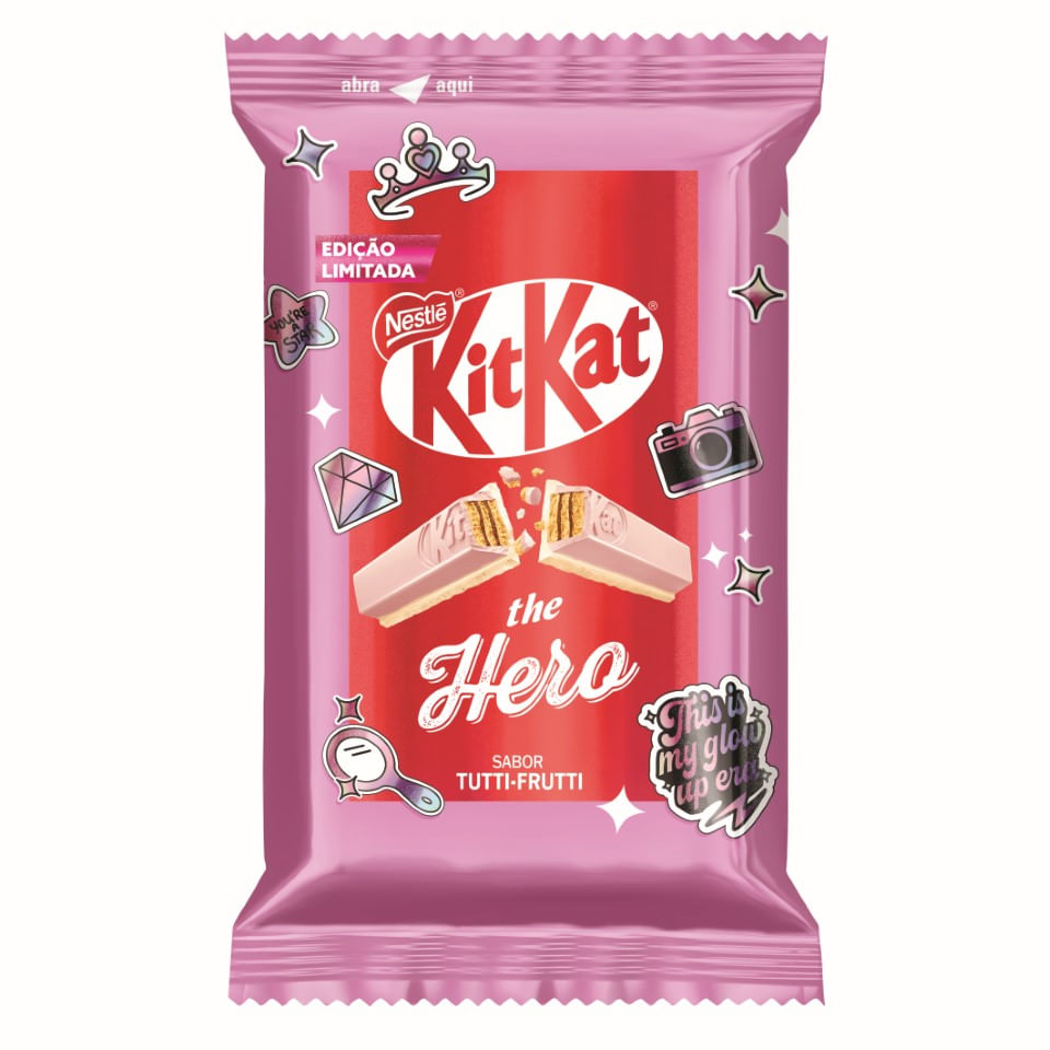 Chocolate Tutti-Frutti KitKat Nestlé 41,5g Edição Limitada