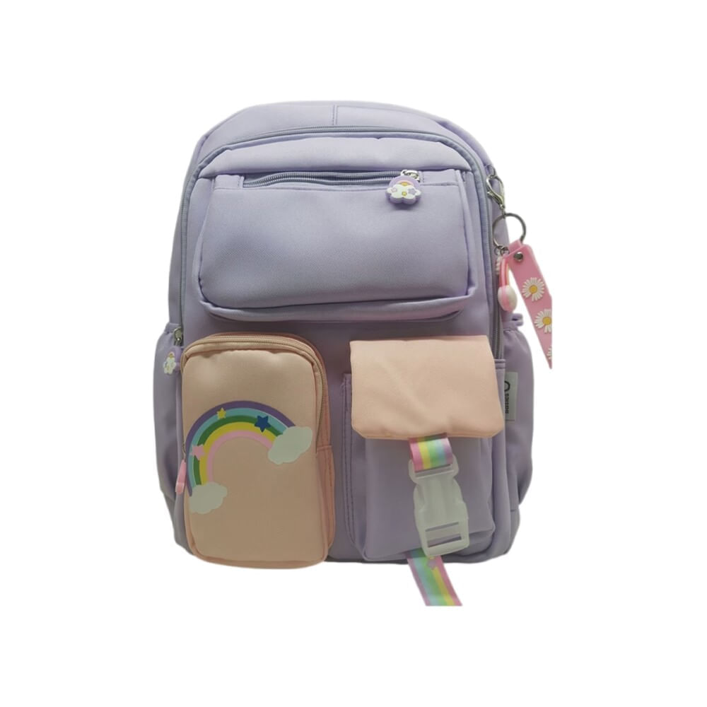 Mochila Escolar Sortida 1 un. School Basics Alças Acolchoadas