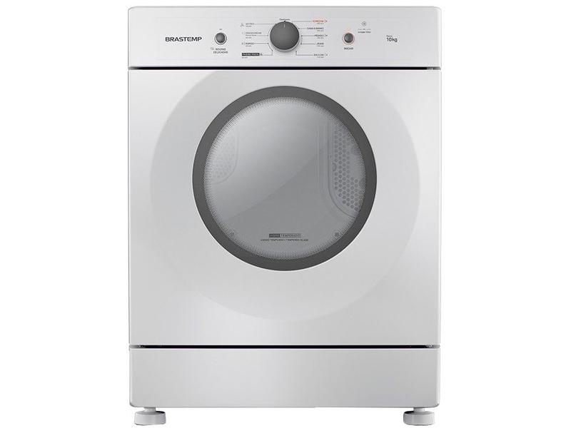 Secadora de Roupas de Piso Brastemp BSR10BB 10kg 1700W Aço Inox