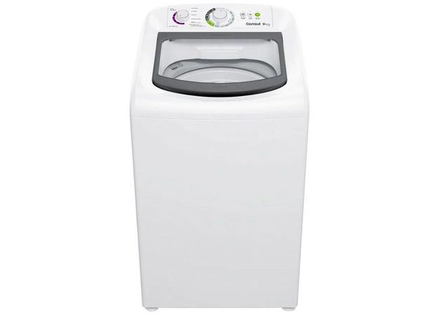 Lavadora de Roupas Consul 9kg 16 Programas de Lavagem Branca CWB09