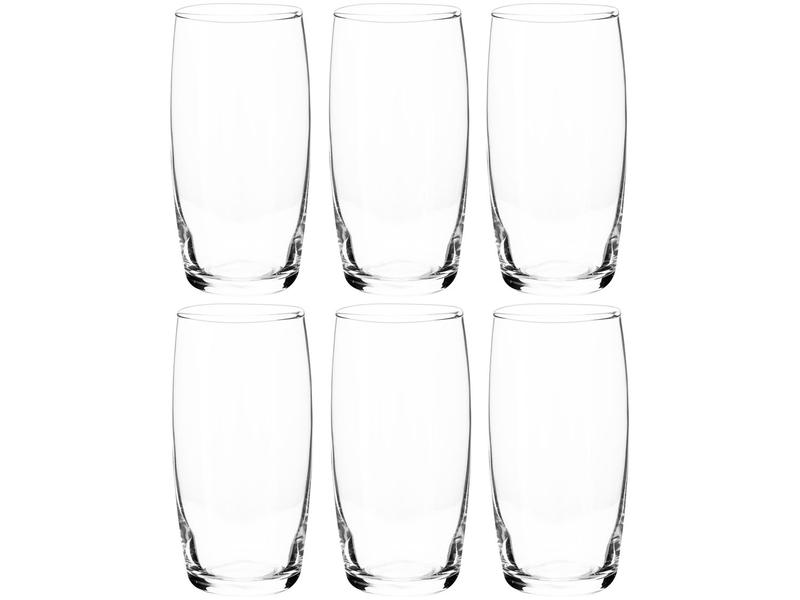 Jogo de Copos de Vidro 300ml 6 Peças Nadir