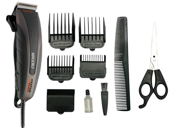 Máquina de Cortar Cabelo Mallory Mithos Power 4 Níveis de Altura