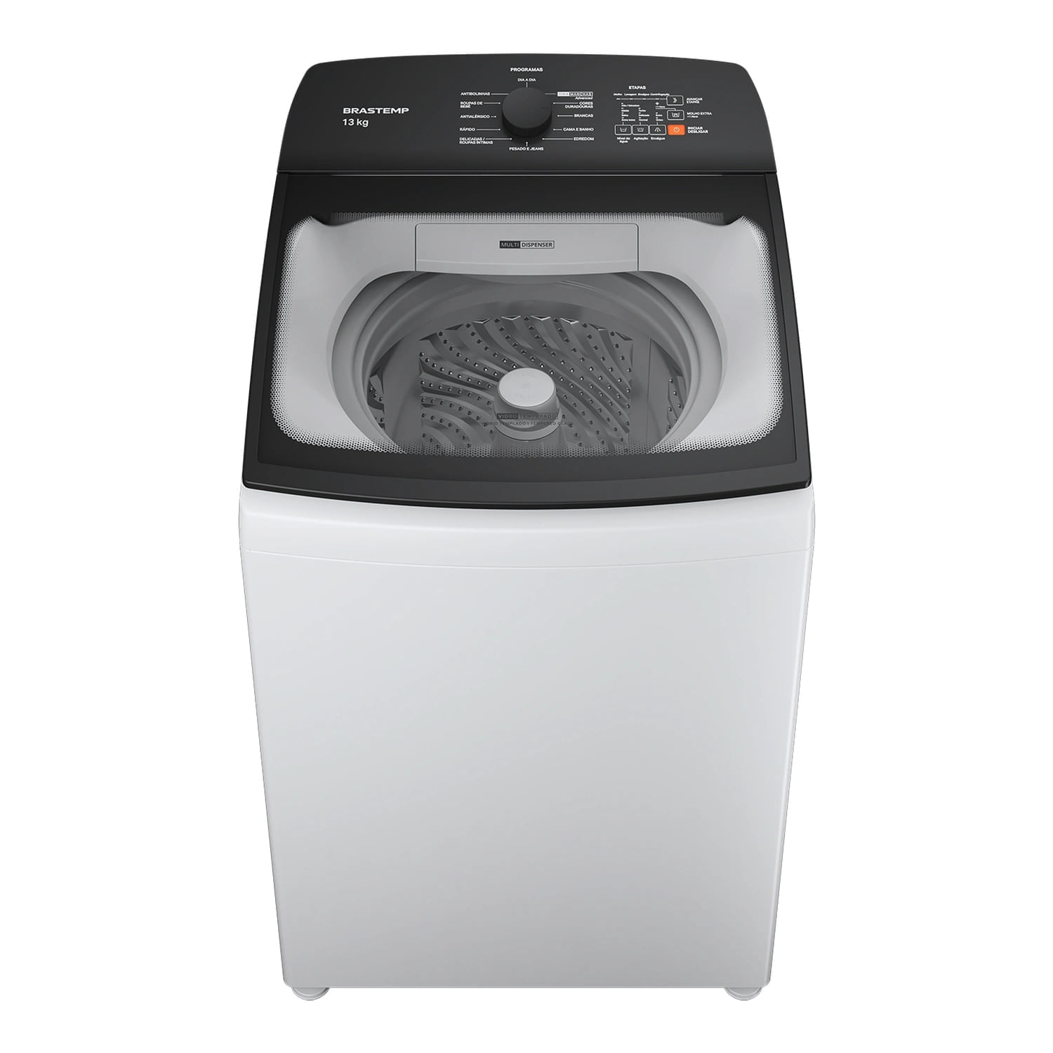 Máquina de Lavar Brastemp 13Kg Branca com Ciclo Tira Manchas Advanced e Ciclo Antibolinha - BWM13AB