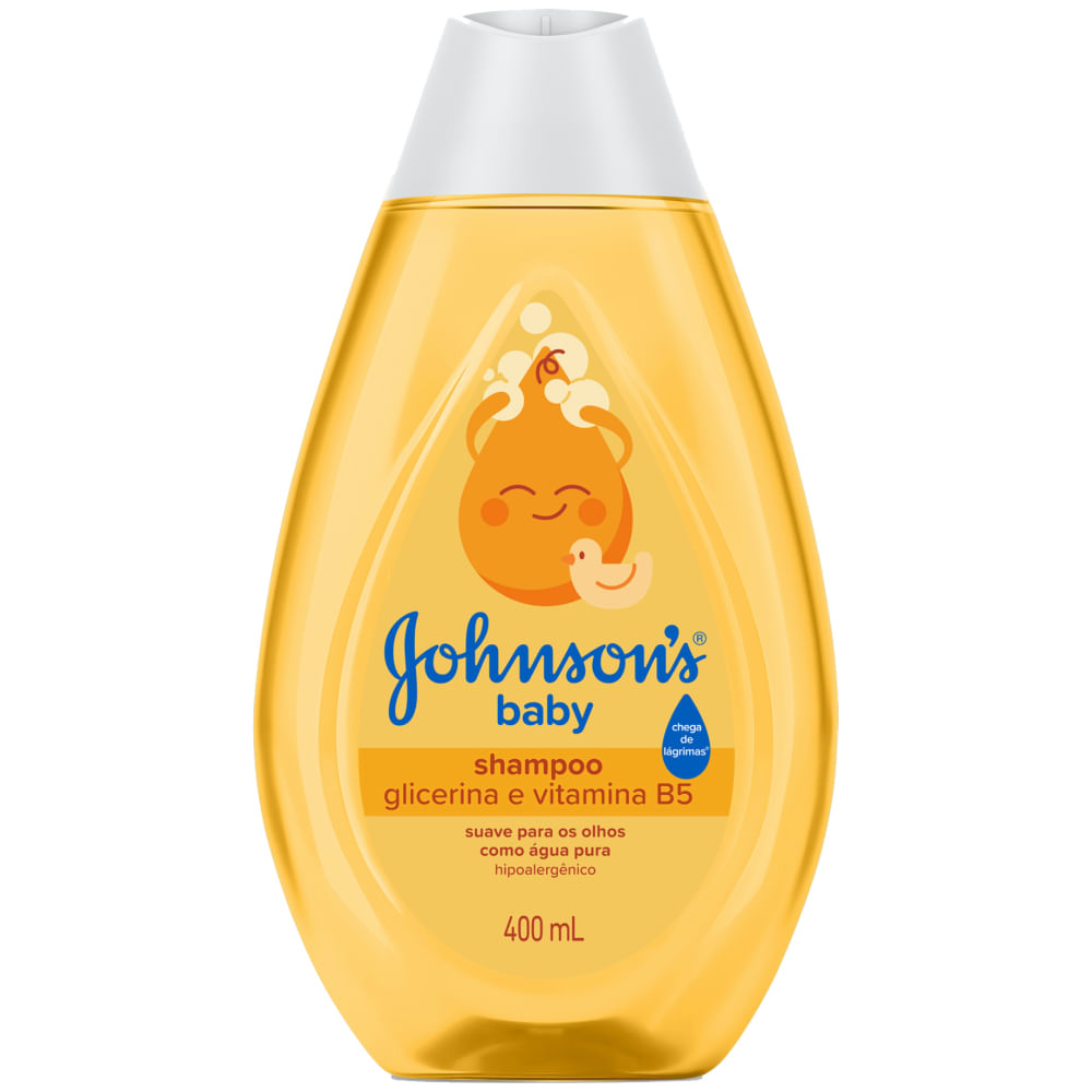 Shampoo Limpeza Suave 400ml Johnson's Baby Infantil Hipoalergênico pH Balanceado
