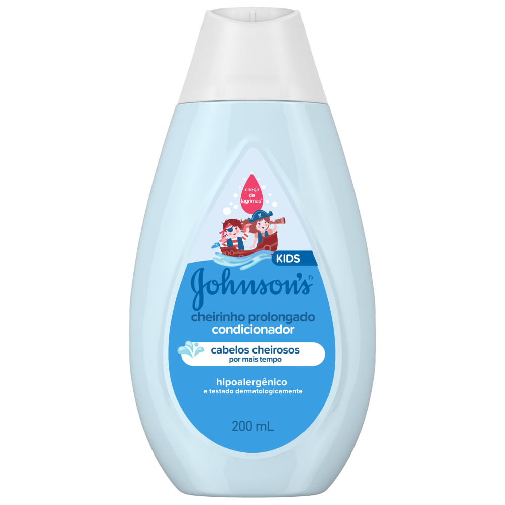 Condicionador Cheirinho Prolongado 200ml Johnson's Baby Infantil sem Sulfato Hipoalergênico