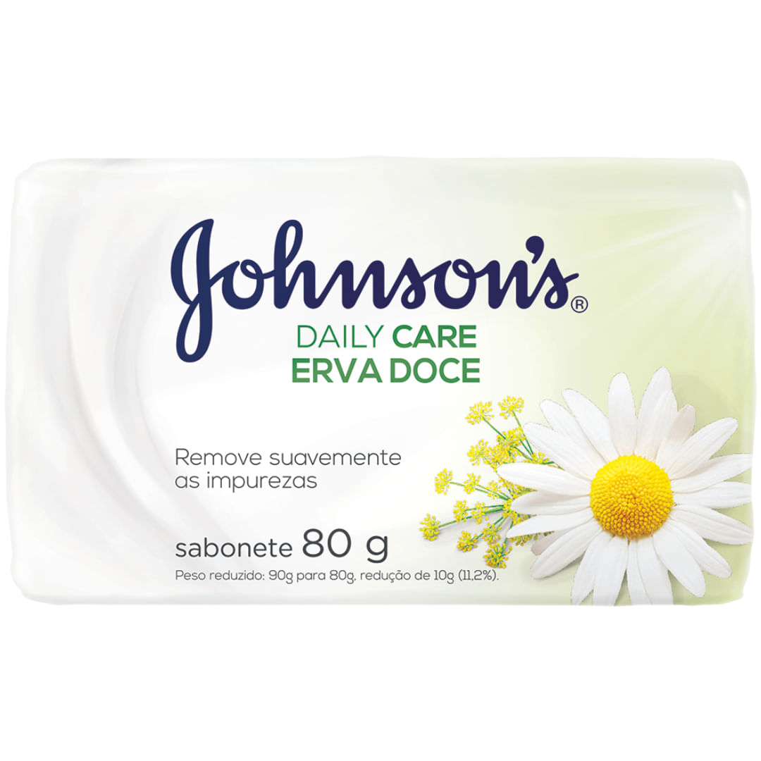 Sabonete em Barra Harmonize Chá Erva-doce & Camomila 80g Johnson & Johnson Hipoalergênico