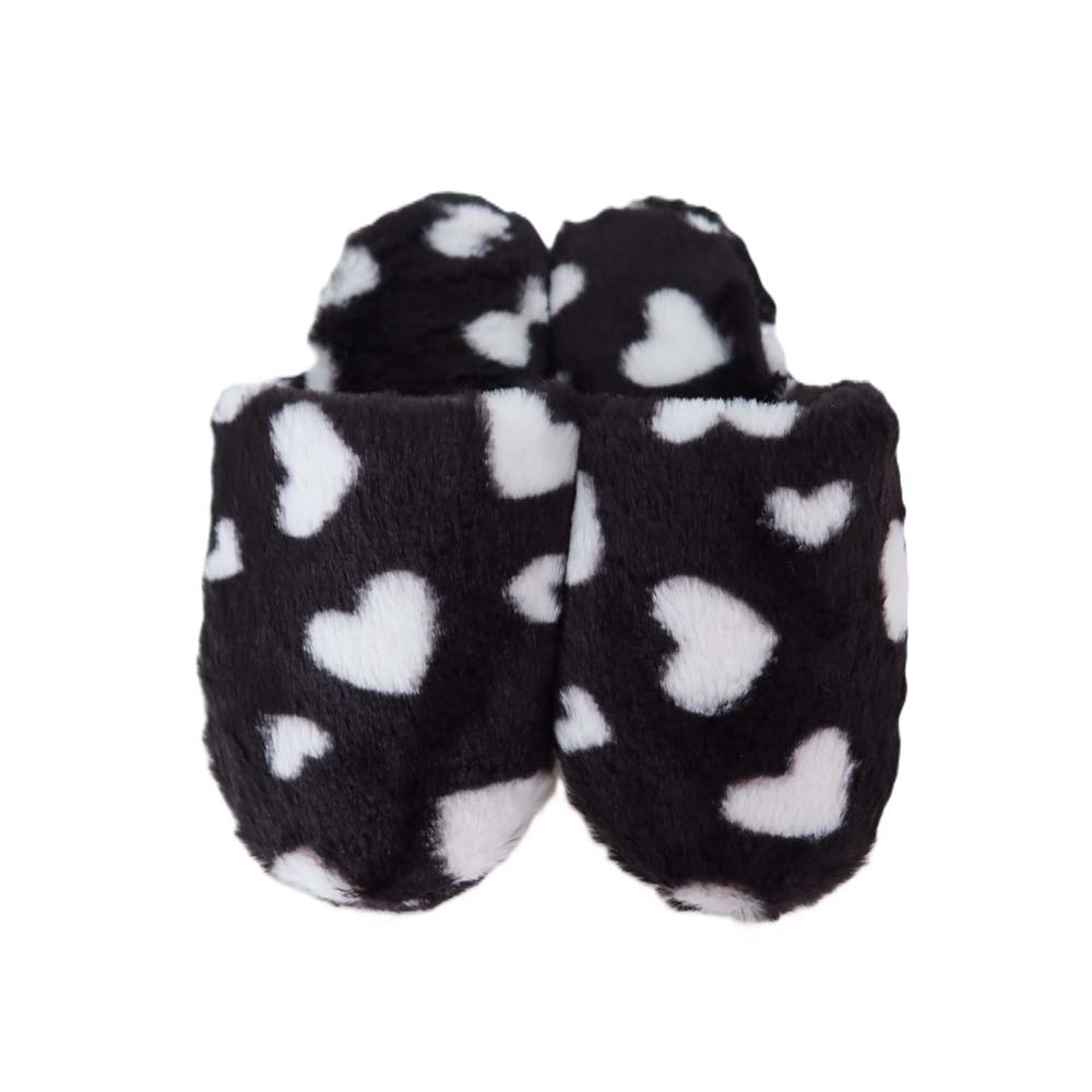 Pantufa Feminina Fechada Pelúcia Preta Basic+ Nº 35/36