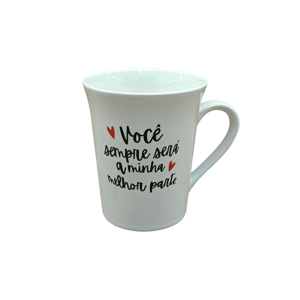 Caneca Cerâmica 330ml Casual Home Namorados Resistente