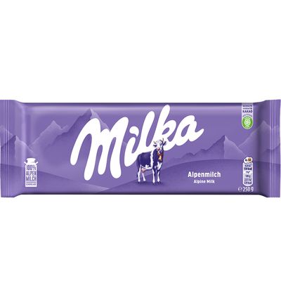Milka Barra de Chocolate Ao Leite Alpine Milk 90g