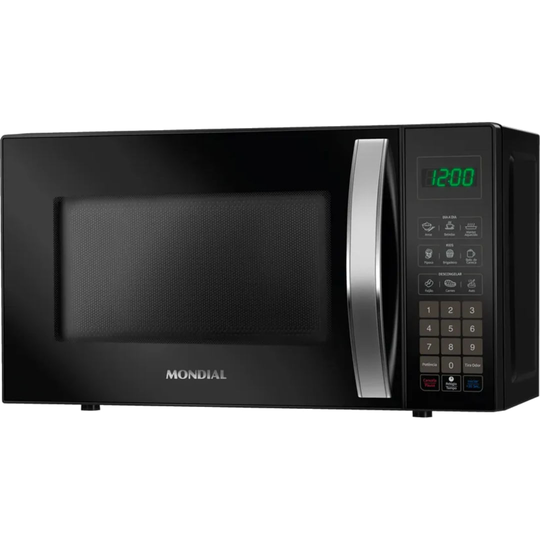Micro-Ondas Mondial MO0121B 21 Litros Tira Odor Preto
