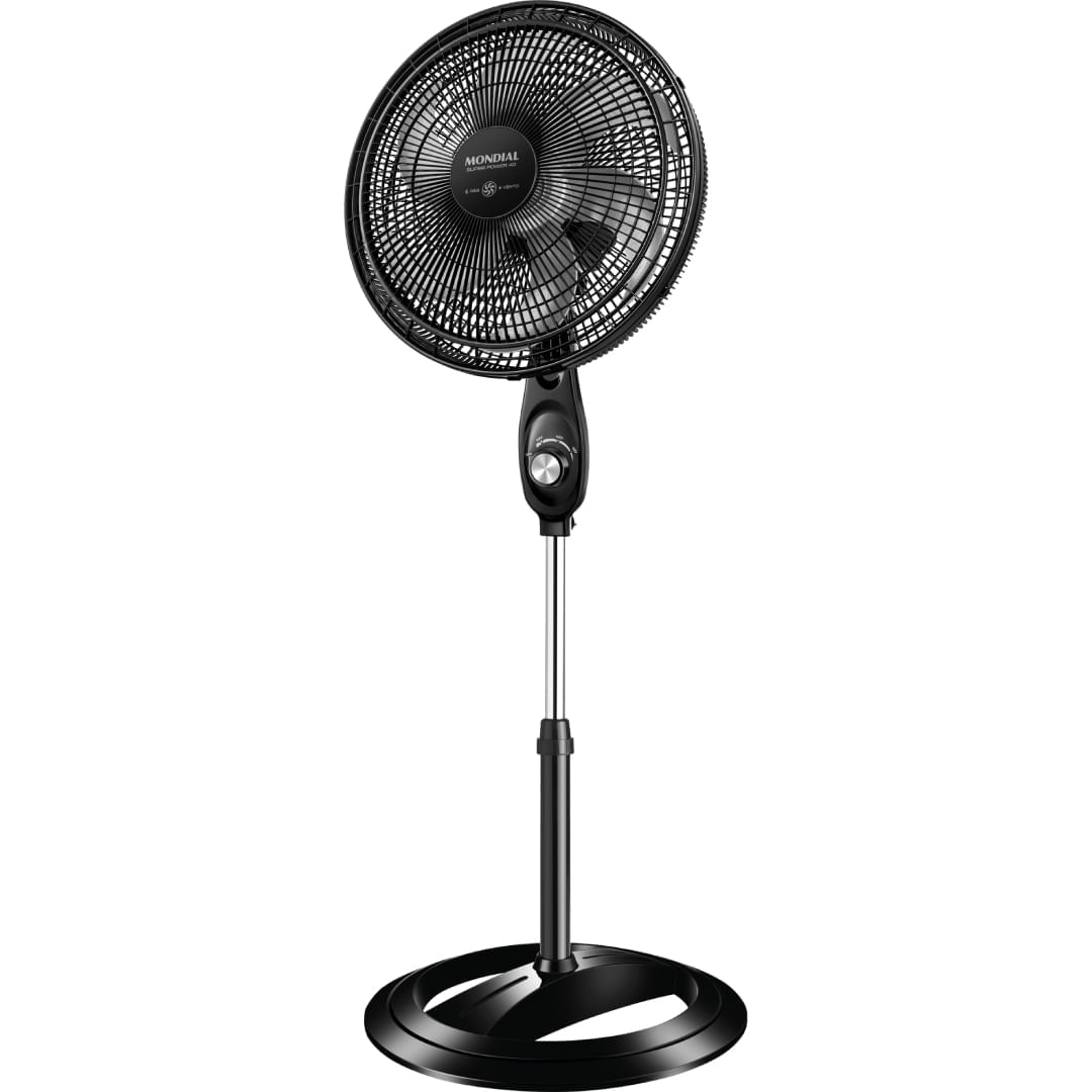 Ventilador de Coluna Mondial Super Power VSP-40C-NB 40cm 6 Pás 140W 110V Preto