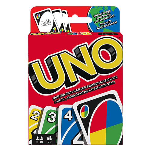 Jogo de Cartas Interativo Mattel UNO W2087 Multicolorido 112 Cartas