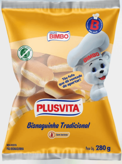 Bisnaguinha Tradicional Plus Vita 280g Macia