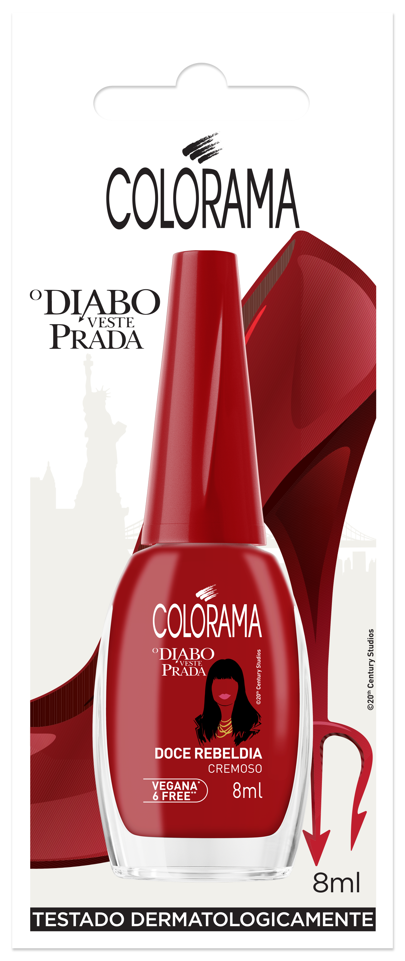 Esmalte Vegano Colorama Doce Rebeldia O Diabo Veste Prada 8ml