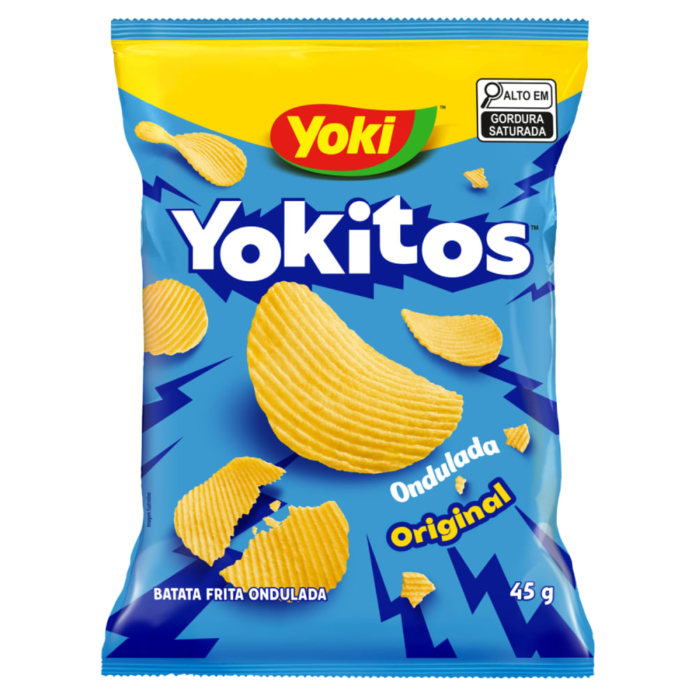 Batata Frita Ondulada Natural Yoki 45g