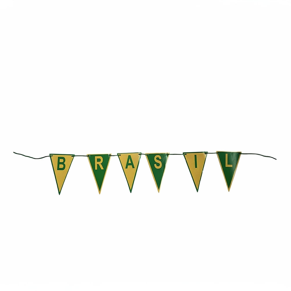 Faixa Decorativa Brasil Festive S28W00025 Papel e Polipropileno
