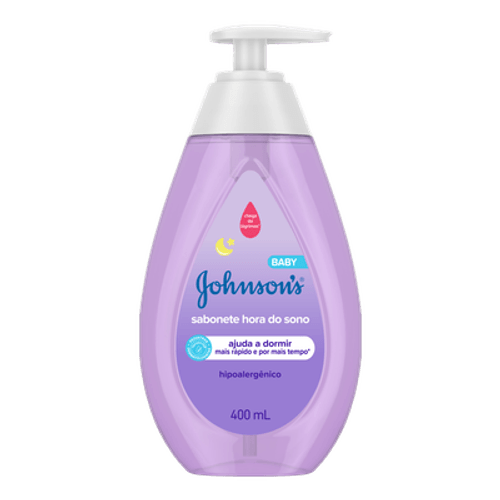 Sabonete Líquido Hipoalergênico Johnson's Baby Hora do Sono 400ml