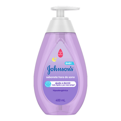 Sabonete Líquido Hipoalergênico Johnson's Baby Hora do Sono 400ml