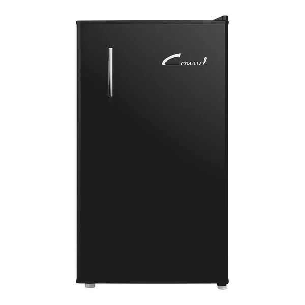Frigobar Consul Retrô 117 Litros Preto Vinil - CRA12ME 220V