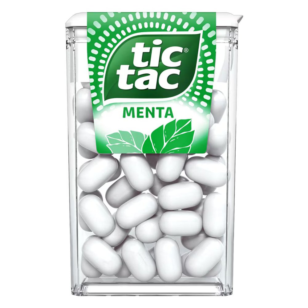 Pastilha Menta Tic Tac Ferrero 14,5g Refrescante Sem Glúten