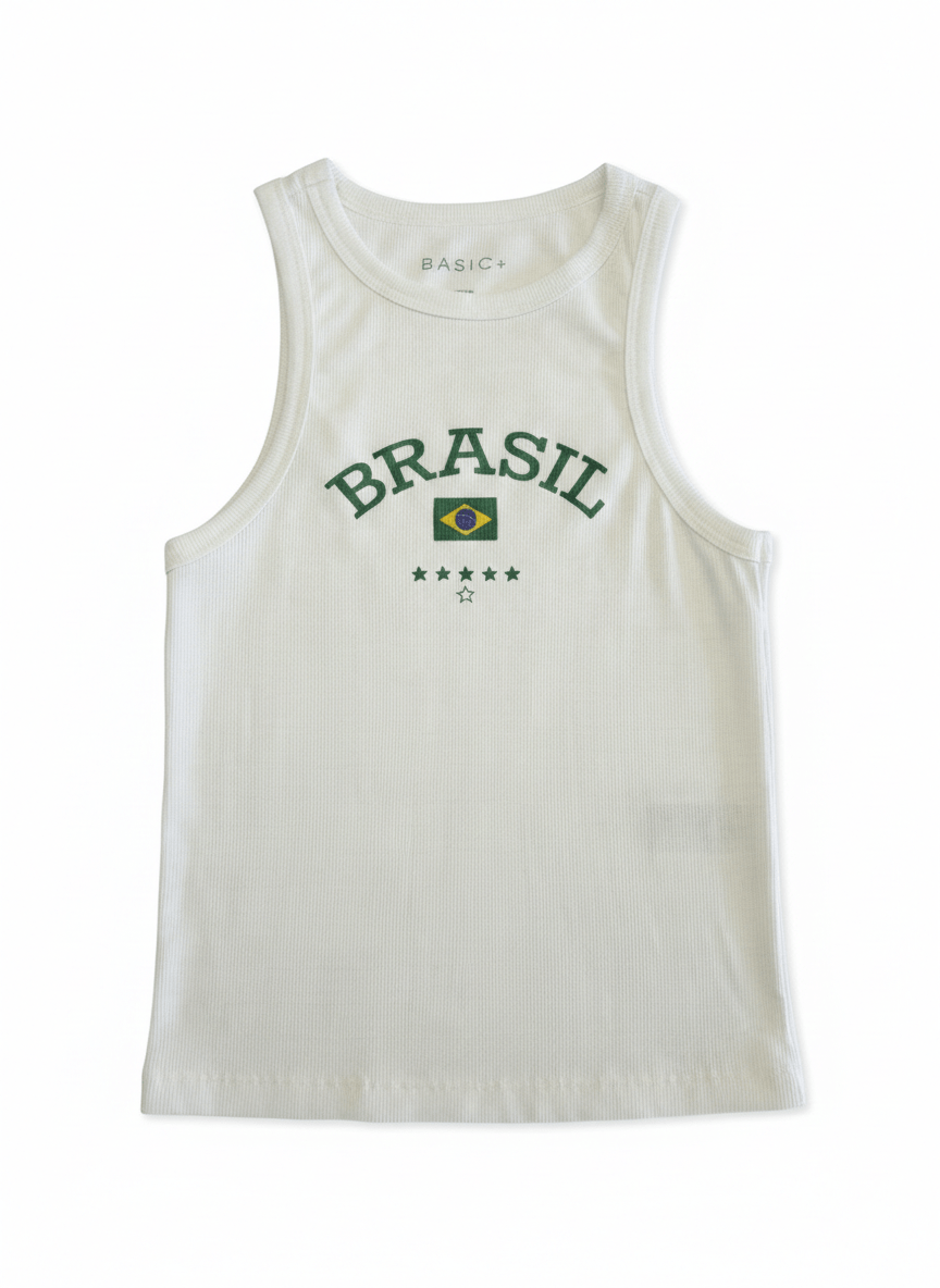 Regata Ribana Feminina Basic+ Copa Branco