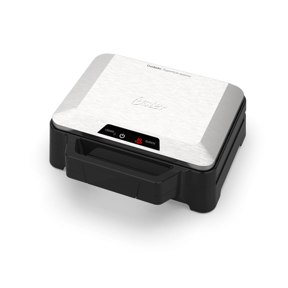 Sanduicheira Antiaderente Oster OSAN500 1000W 220V Inox