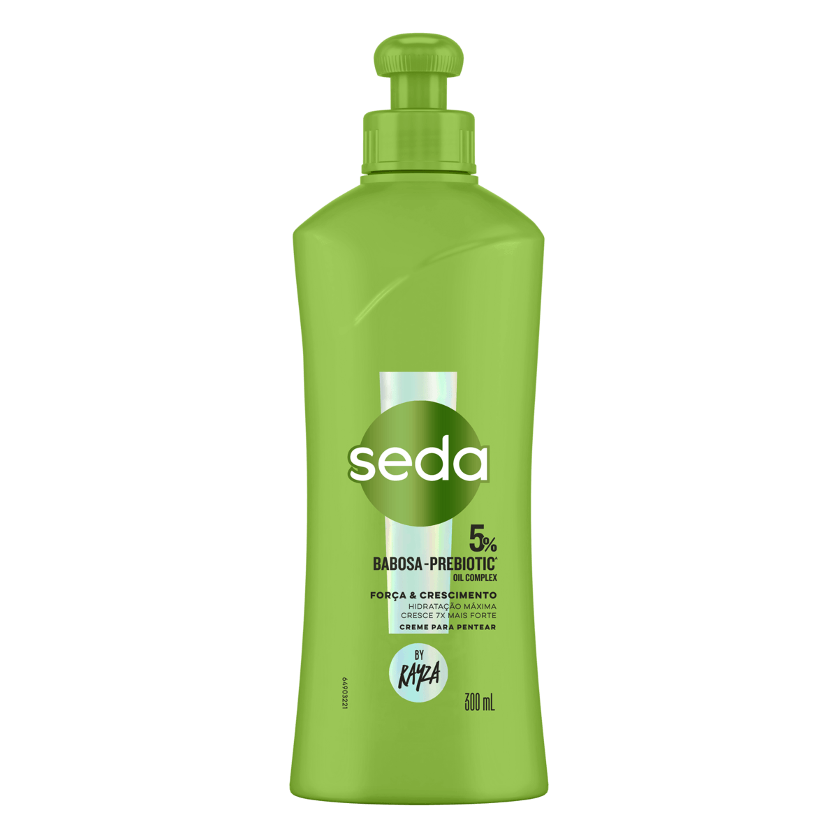 Kit 12 Creme de Pentear Seda Força e Crescimento 300ml com Babosa e Biotina
