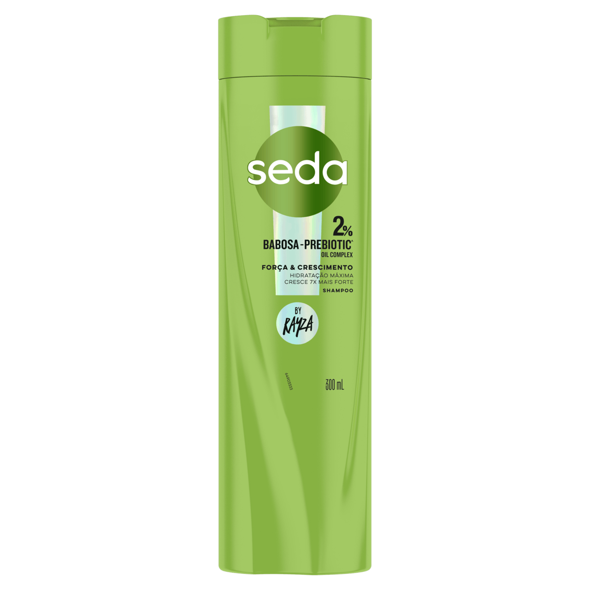 Shampoo Força e Crescimento 300ml Seda by Rayza com Babosa e Biotina