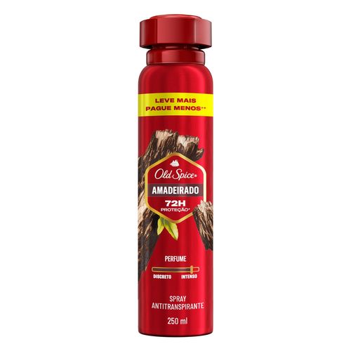 Desodorante Antitranspirante Masculino Old Spice Amadeirado 250ml