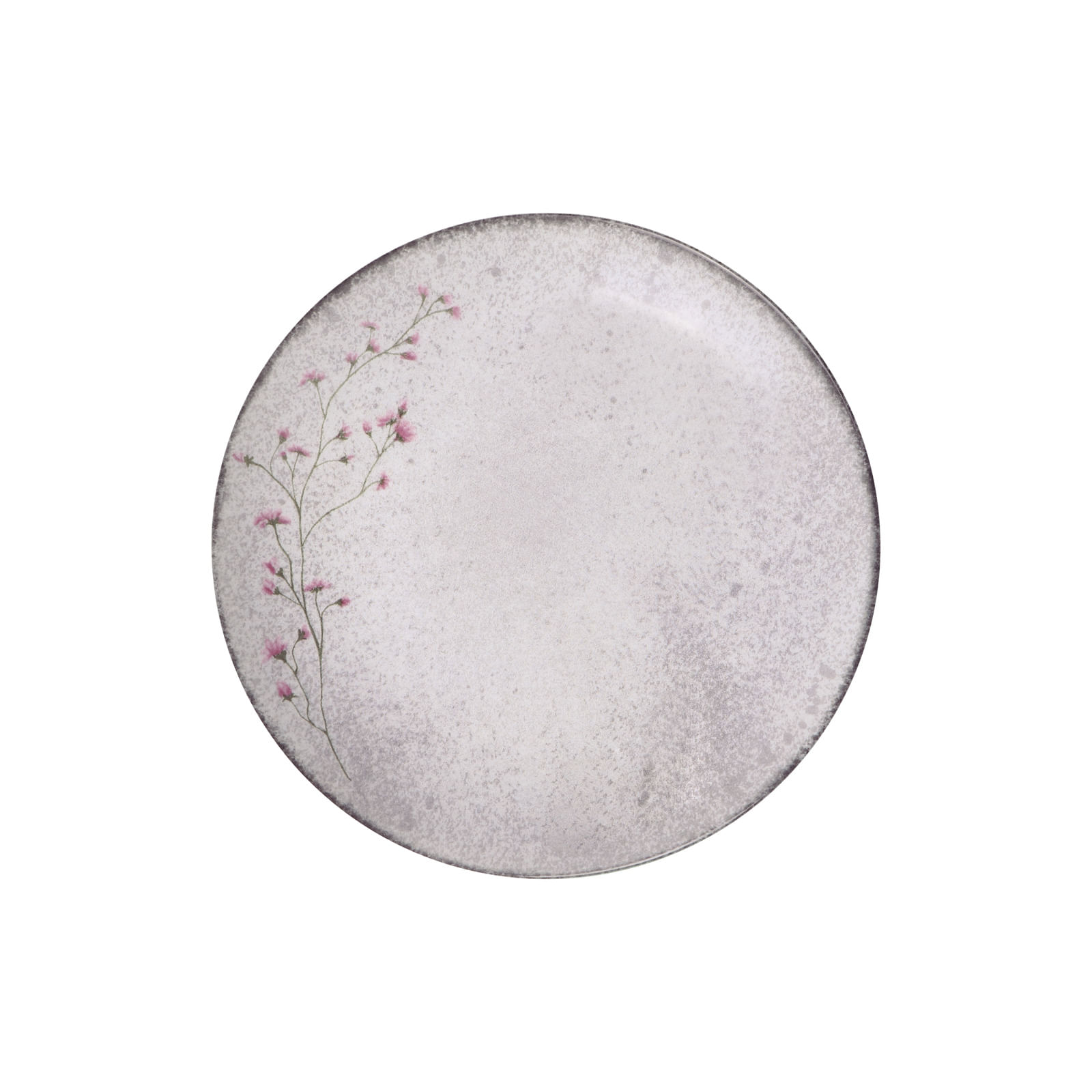 Prato Fundo Porcelana 21cm Tramontina Floralis Decorado Resistente