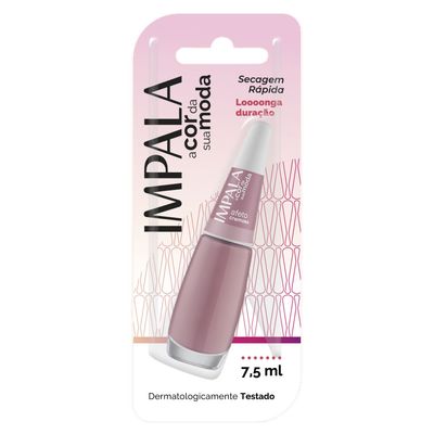 Impala Esmalte Cremoso Afeto Rosa Claro Acinzentado 7,5ml