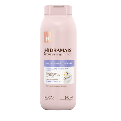 Hidramais Hidratante Corporal Algodão e Ômega 500ml - Hidratação e Nutrição