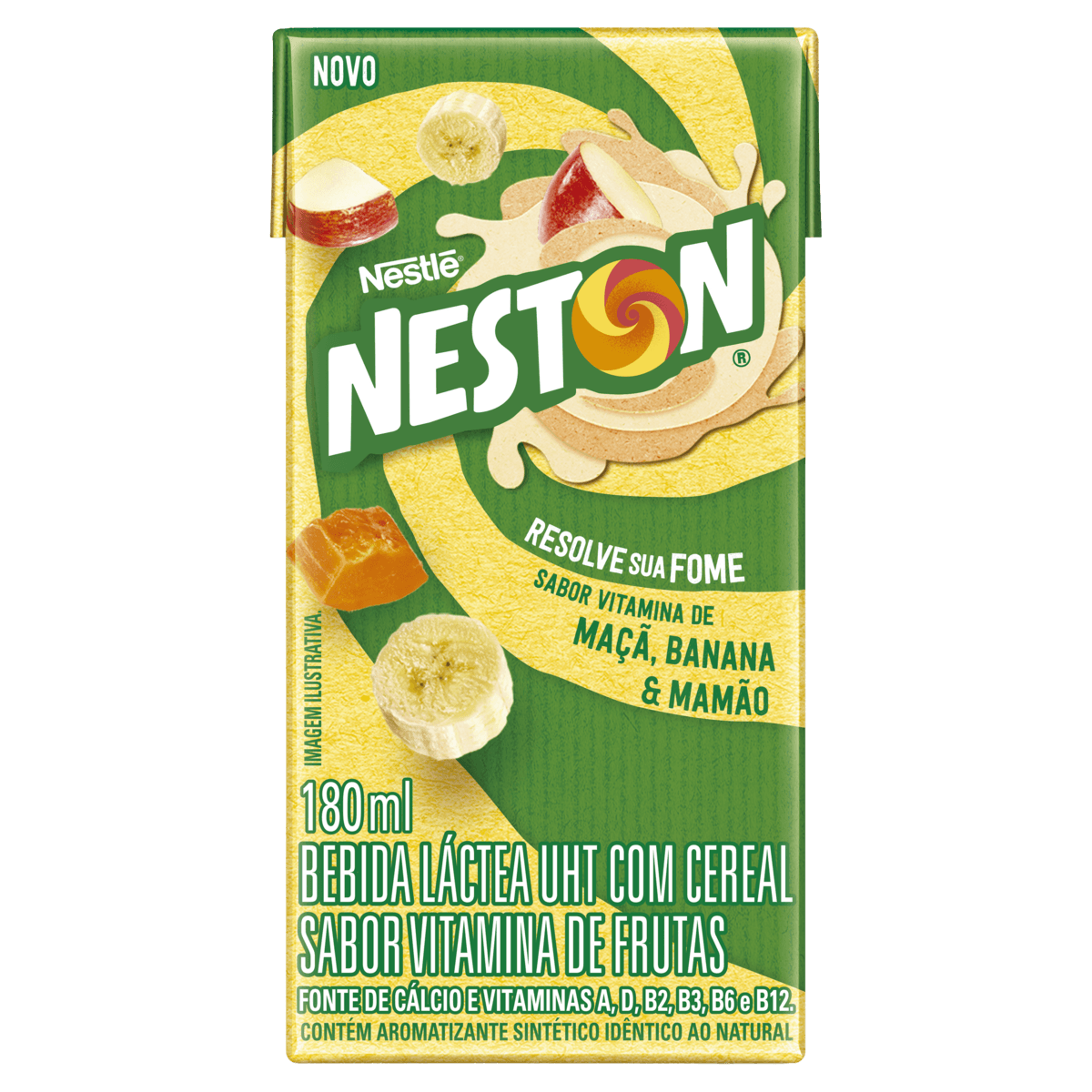 Bebida Láctea Vitamina de Frutas Neston Nestlé 180ml com Cereais
