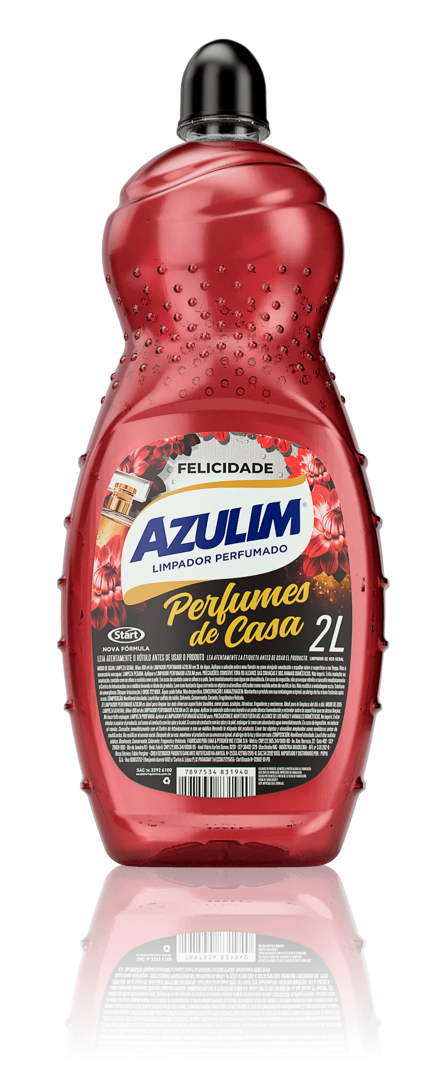 Limpador Perfumado Azulim Líquido Felicidade 2L