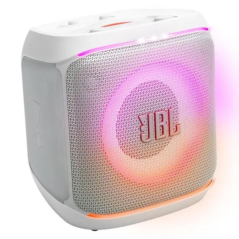 JBL PartyBox Encore 2, Caixa de Som Bluetooth, 2 Microfones, Branco