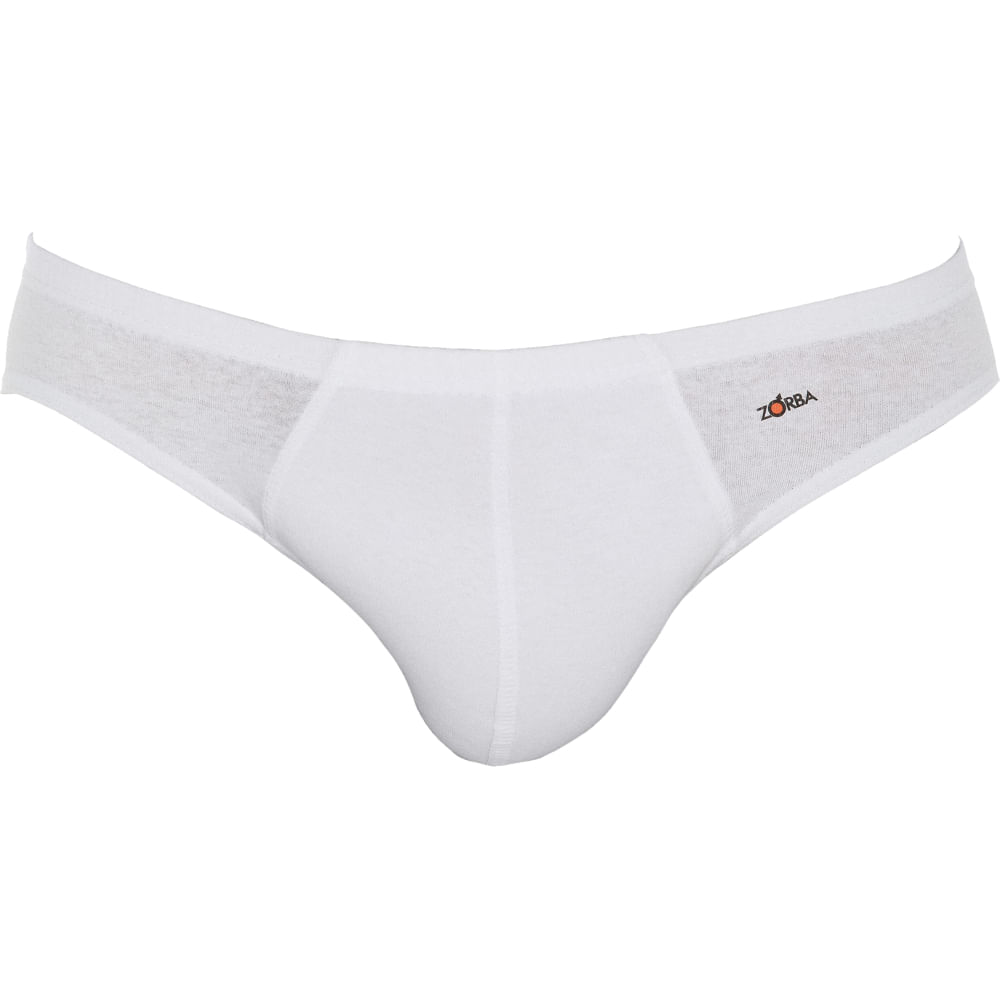 Cueca Slip Algodão Zorba 791 P Branco