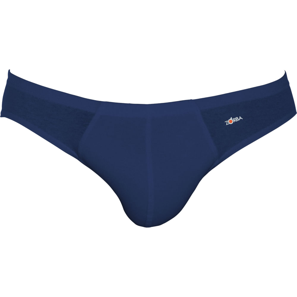 Cueca Slip Algodão Zorba 791 GG Marinho
