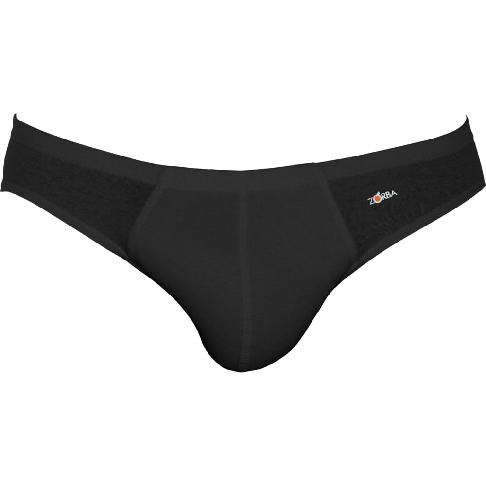 Cueca Slip Algodão Zorba 791 G Preto