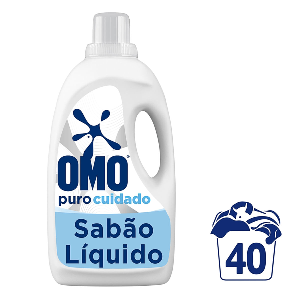 Sabão Líquido Omo Puro Cuidado Peles Sensíveis 3L