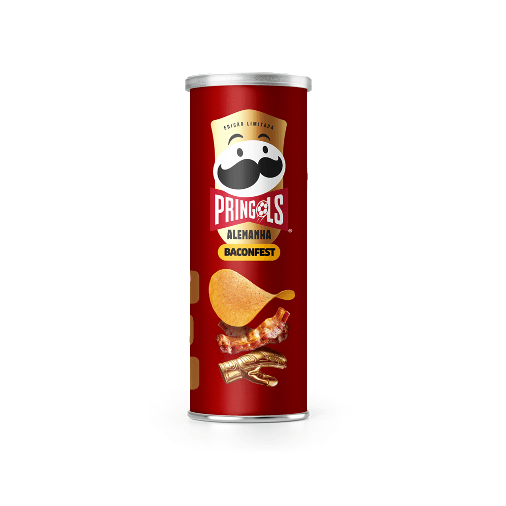Batata Snack Baconfest Pringles 100g Lata Edição Limitada