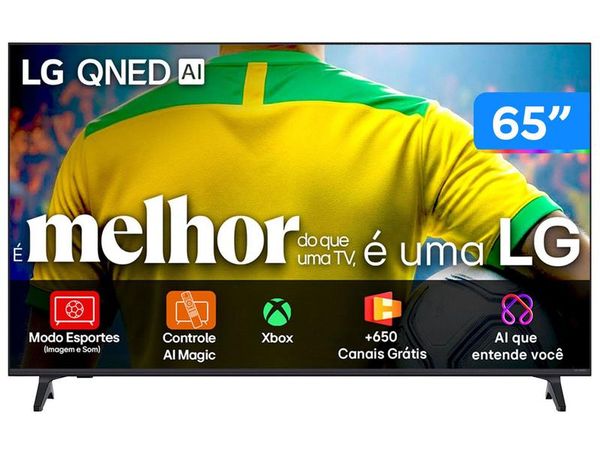 Smart TV 65" LG 4K QNED 65QNED73ASA