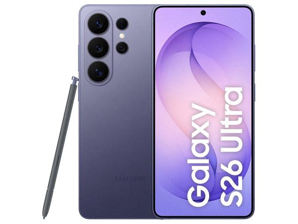 Samsung Galaxy S26 Ultra 5G 256GB Galaxy AI Violeta 6,9" 12GB RAM Câm. Quádrupla 200+50+10+50MP Bateria 5000mAh Dual Chip