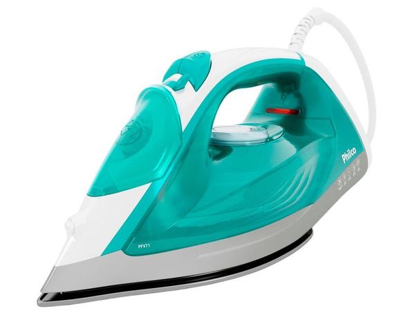 Ferro de Passar a Vapor Philco PFV71 Verde e Branco