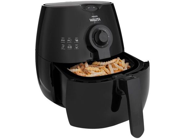 Fritadeira Elétrica sem Óleo/Air Fryer Walita Philips Daily Black Edition Preta
