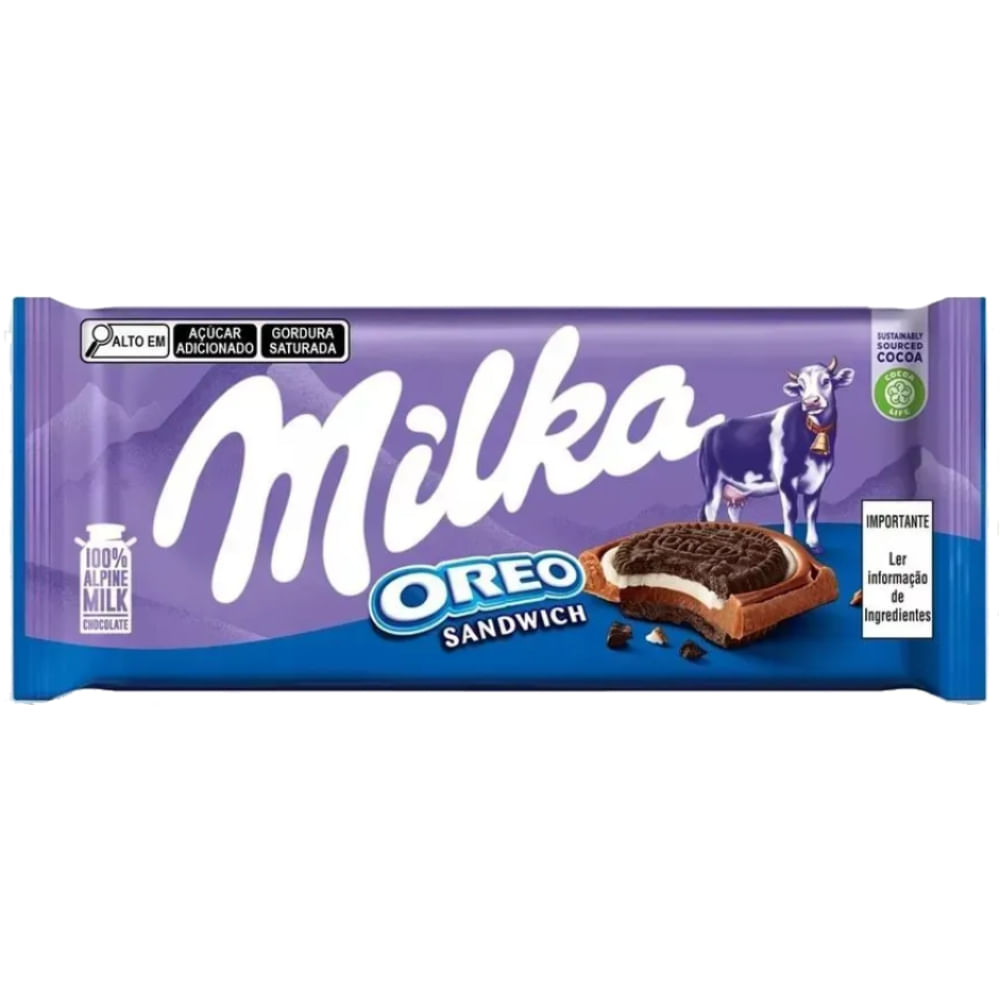 Chocolate Oreo Sandwich Milka 92g Crocante