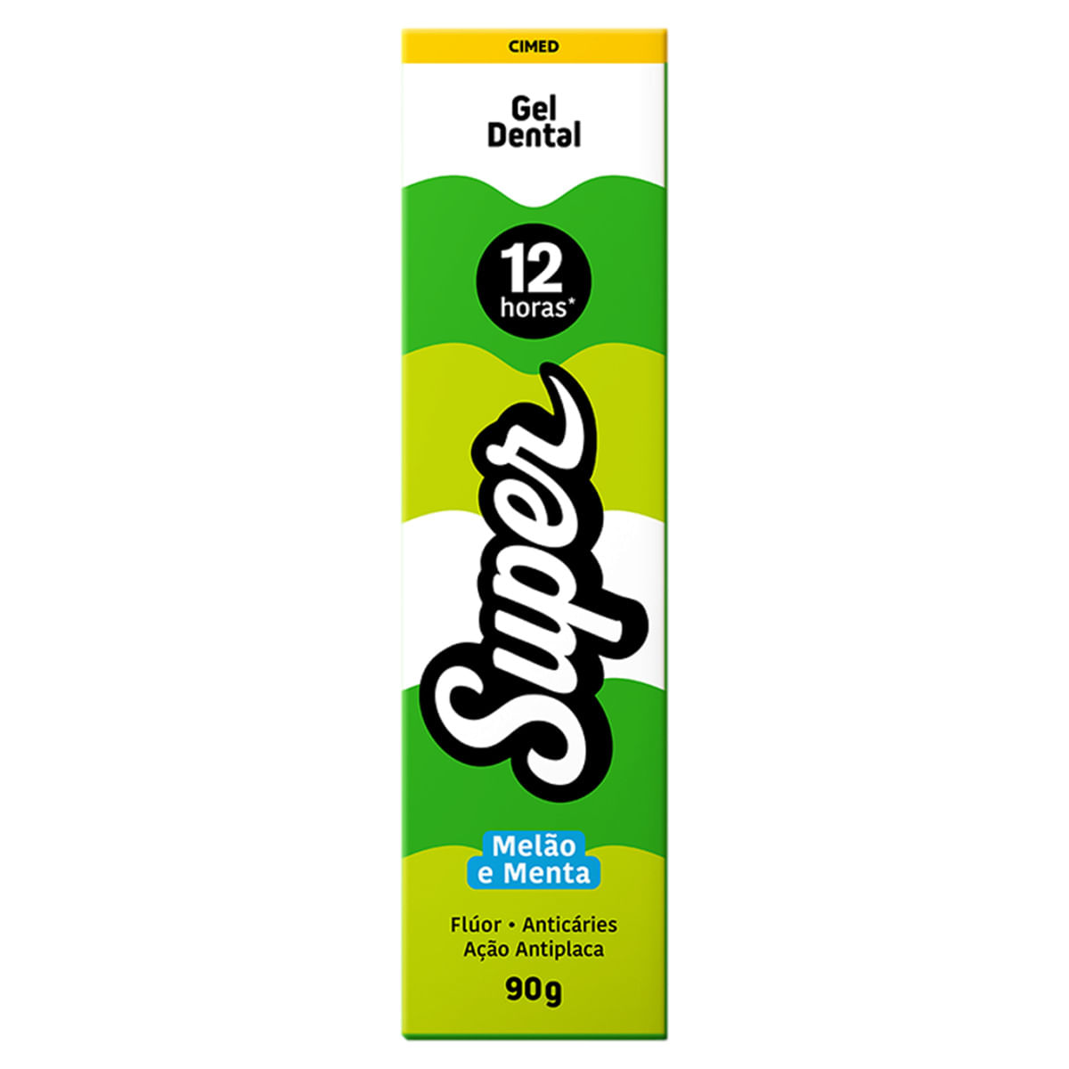 Gel Dental Super 12 Horas Cimed Melão e Menta 90g