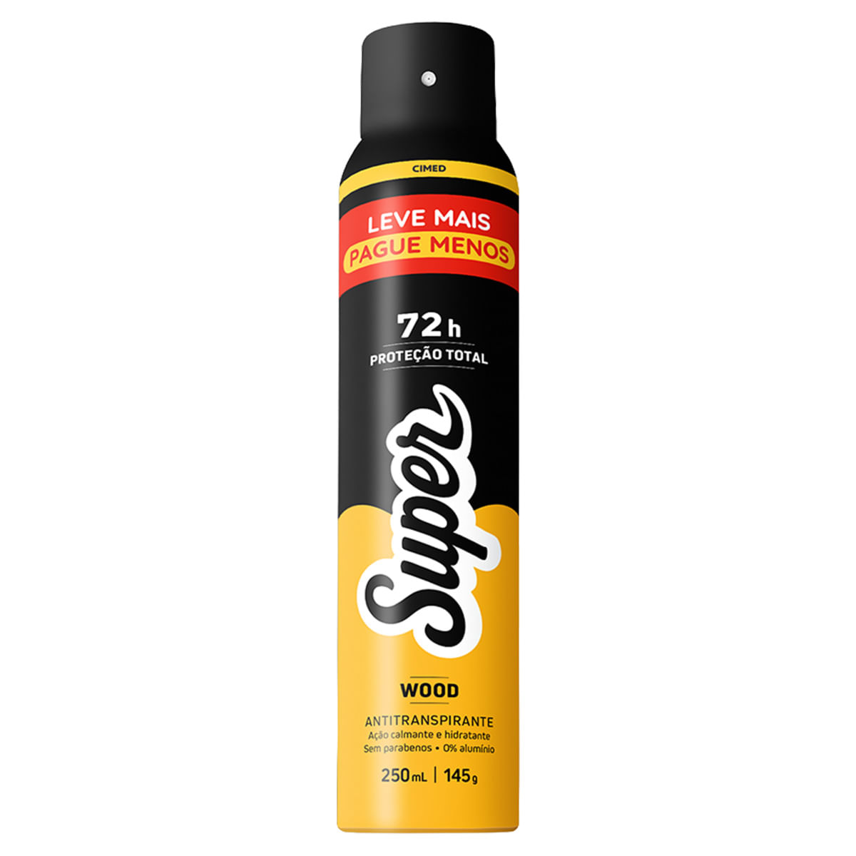 Desodorante Aerossol Super Wood 250ml