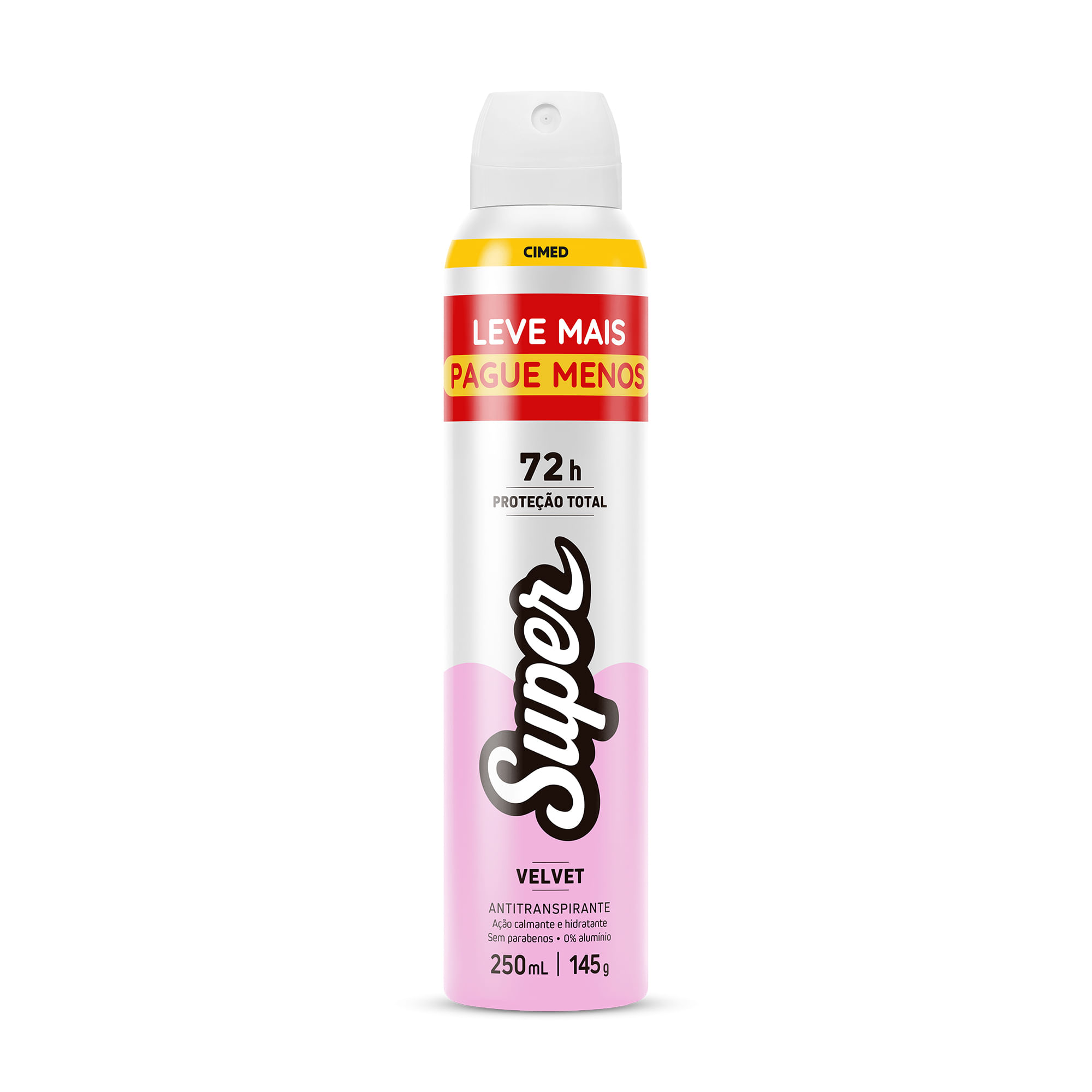 Desodorante Aerossol Super Velvet 250ml
