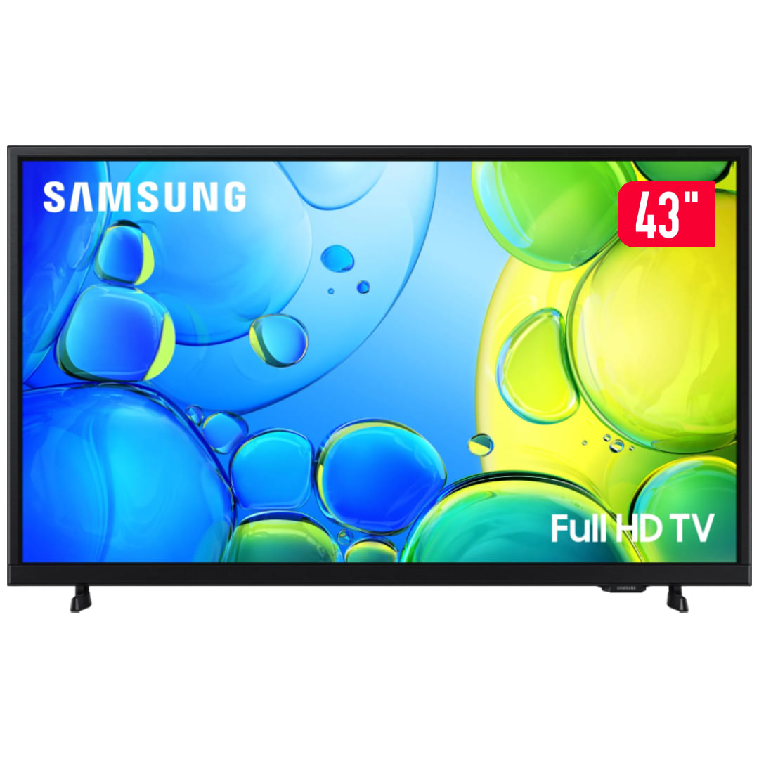 Smart TV 43" Full HD Samsung F6000F HDR Wi-Fi Bluetooth Preta