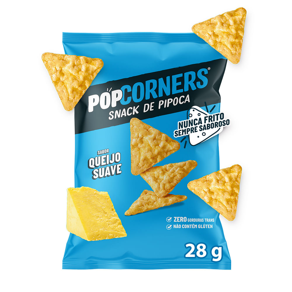 Salgadinho de Pipoca Popcorners Queijo Cheddar 28g